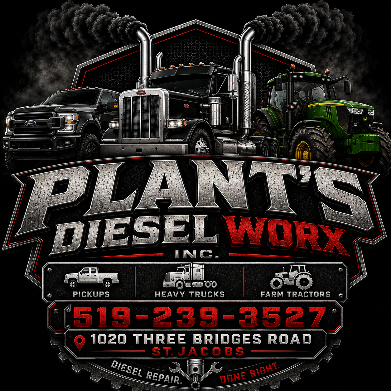Plant's Diesel Worx Inc. logo